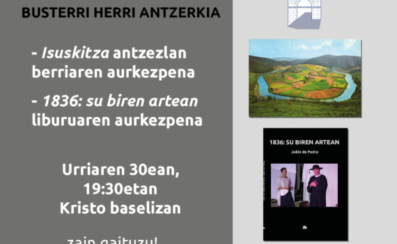 Aurkezpenaren gonbidapena Busterri Herri Antzerkia