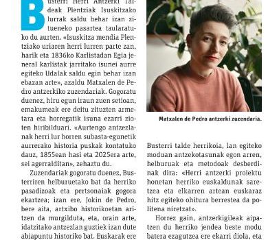 Matxalen de Pedro Hirukan. Matxalen de Pedro "Isuskitza" antzezlanaren zuzendariari elkarrizketa Hiruka aldizkarian